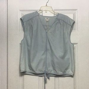 a.n.a. Cinch/Tie Waist Sleeveless Top